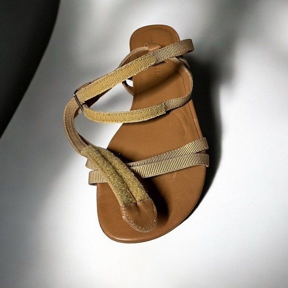 🌻NEW Rebecca Allen The Women's Flat Two Strap Sandals Size 9 - Picture 7 of 11